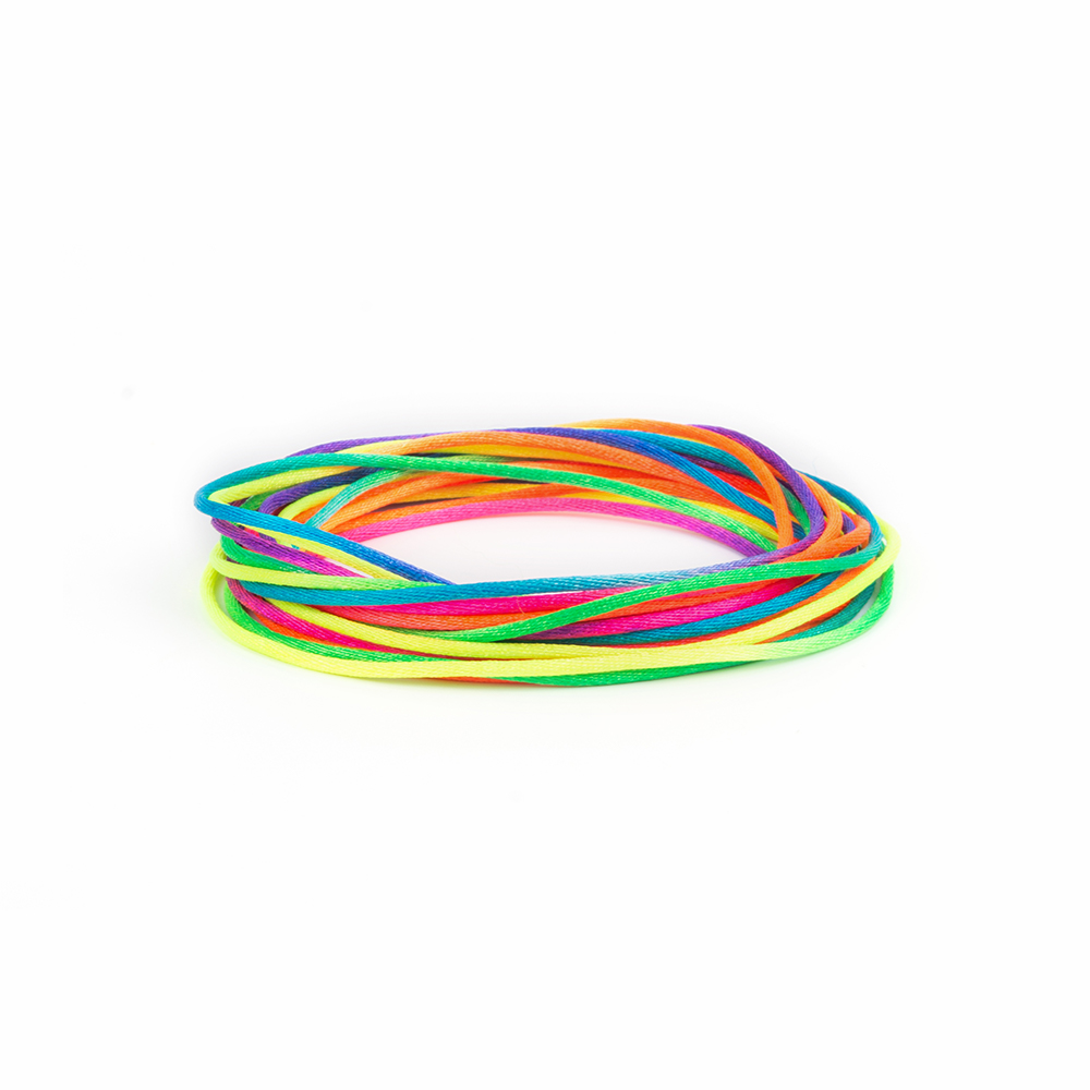 20m/Lot DIY Nylon Cords 1.5mm  - Ribbon Wired Satin 评论和价格