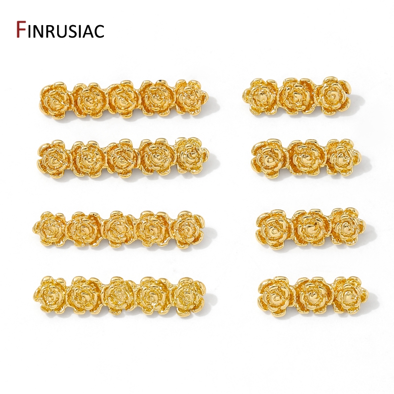 18K Gold Plated Brass Rose Flo - Flower Supply 评论和价格