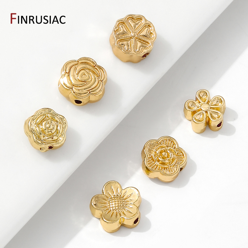 14K Gold Plated Brass Flower S - Flower Supply 评论和价格