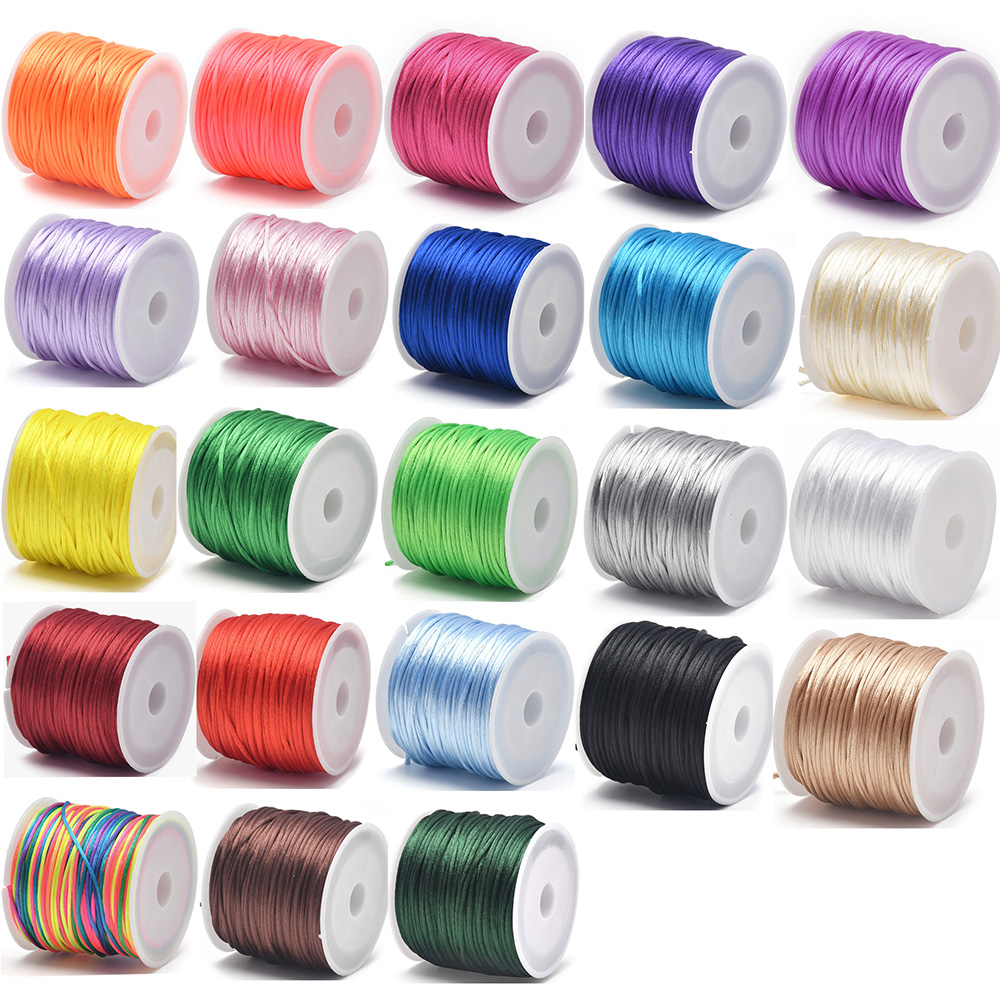 1.5mm Crafts Satin Rattail Cor - Ribbon Wired Satin 评论和价格