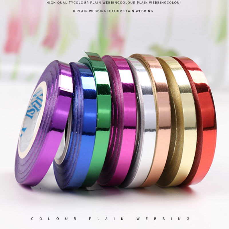 10Meter/Rolls 5mm Balloon Ribb - Ribbon Wired Satin 评论和价格