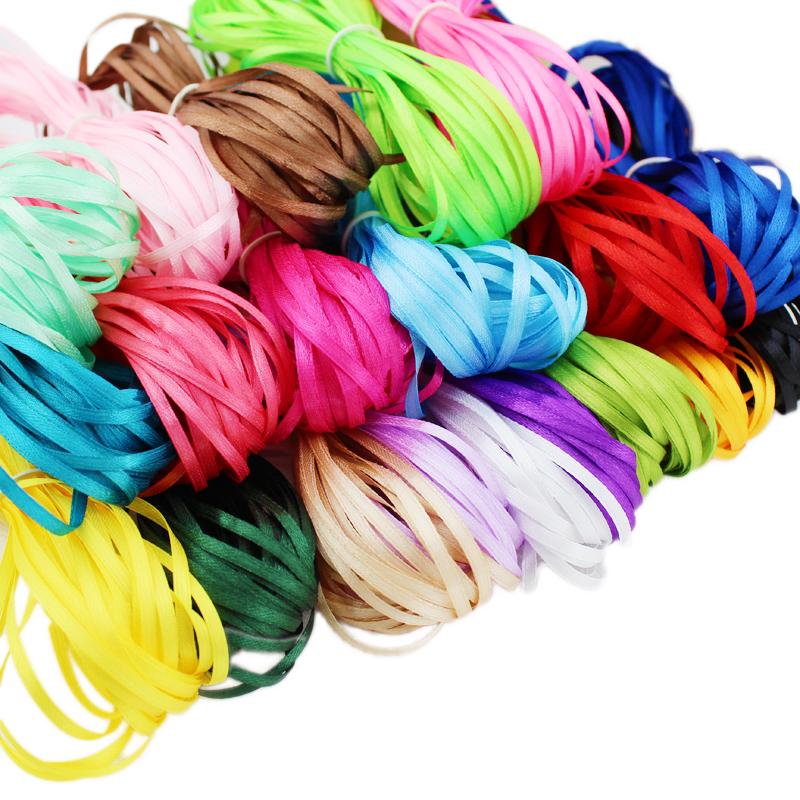 (40 Meters/Lot) 1/8' (3mm) Sin - Ribbon Wired Satin 评论和价格