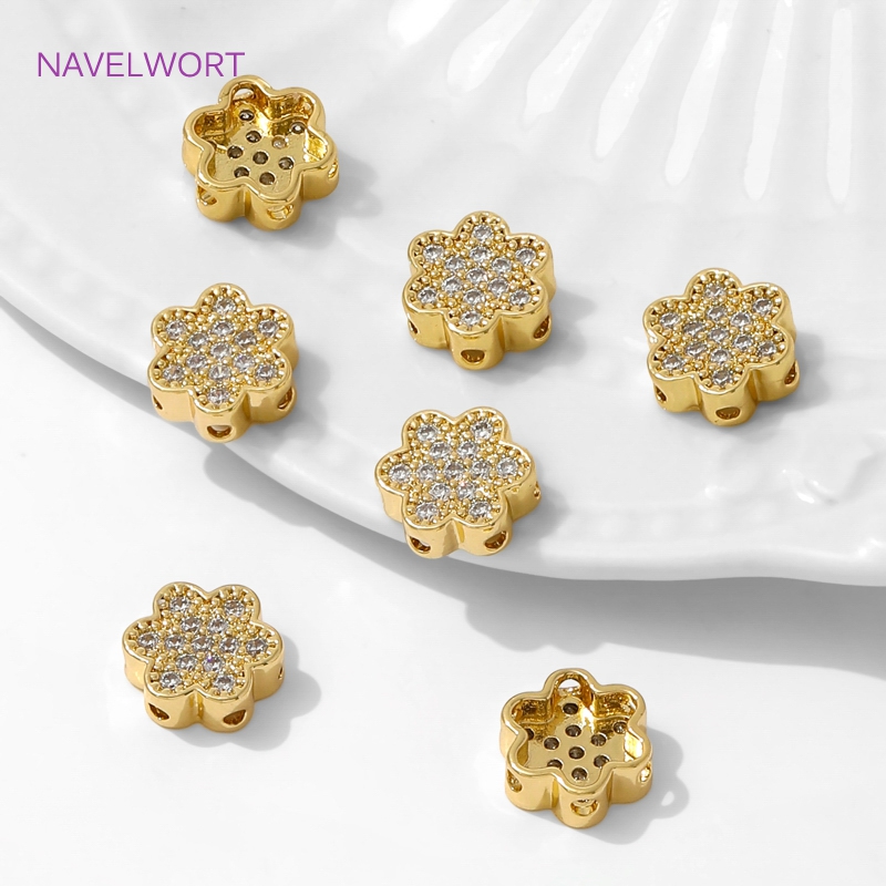 18K Gold Plated Flower Shape B - Flower Supply 评论和价格